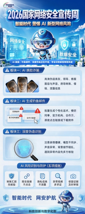 【网络安全宣传周】智能时代 警惕AI新型网络风险 【网络安全宣传周】智能时代 警惕AI新型网络风险